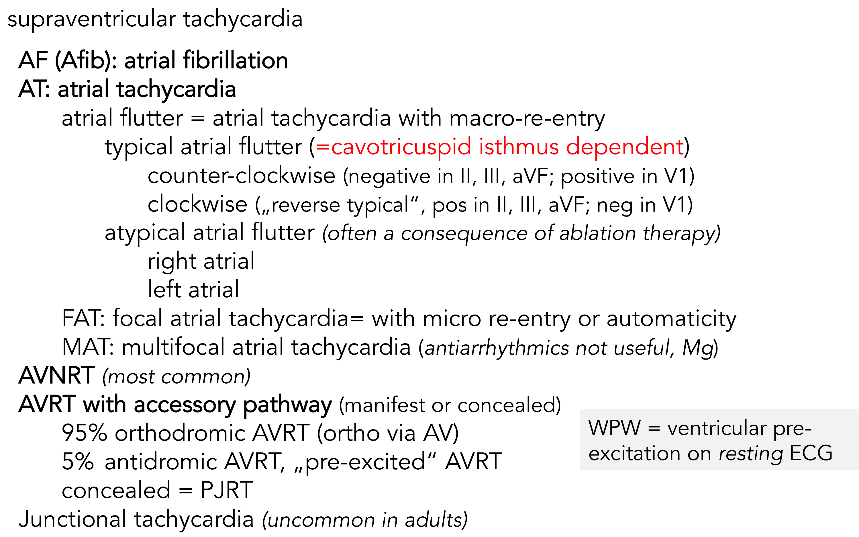 supraventricular tachycardia